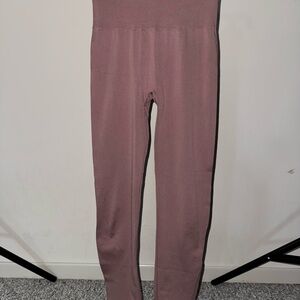 Dusty Rose High-Waisted Leggings